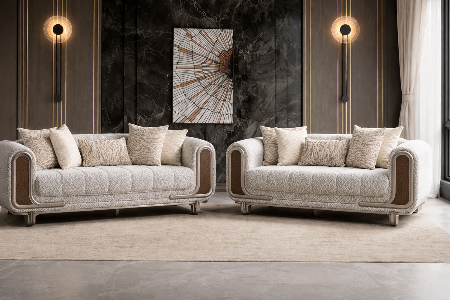 Lora Collection Sofa Set