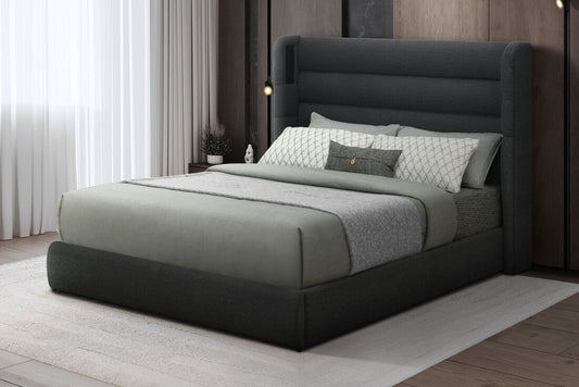 Hero Black Platform Bed (w/ Bluetooth Speaker)