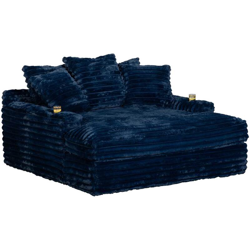 4500 - Chaise longue azul marino