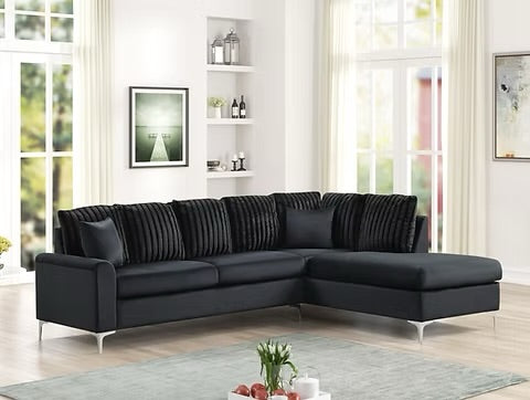 Elina (Black)Sectional
