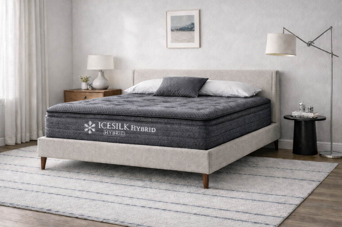 IceSilk Eurotop Hybrid Mattress