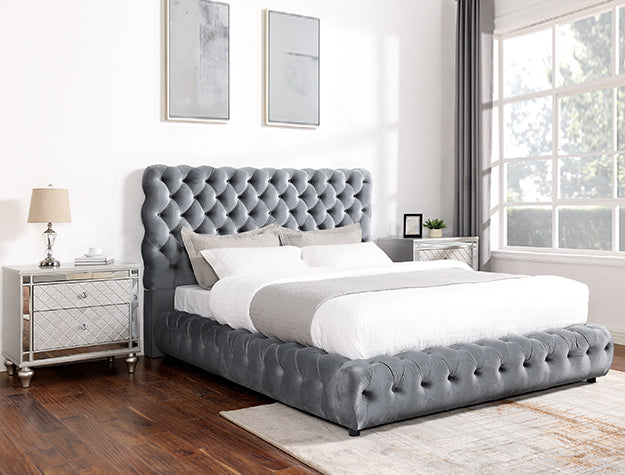 5112GY- FLORY BED GREY