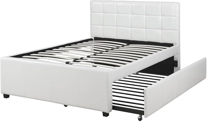 TWIN BED+TWIN TRUNDLE W/ SLATS