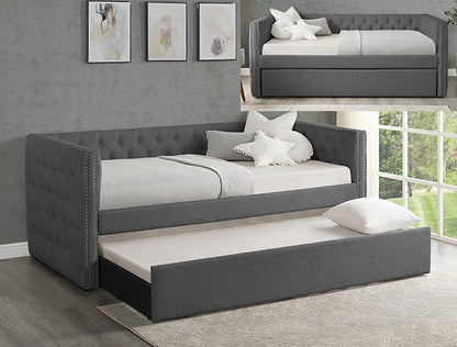 5335GY-SET CAMA TRINA GRIS