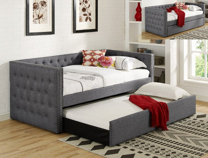 5335GY-SET CAMA TRINA GRIS