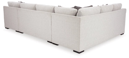 Seccional de 3 piezas con chaise longue Koralynn