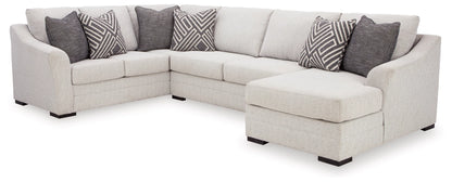 Seccional de 3 piezas con chaise longue Koralynn