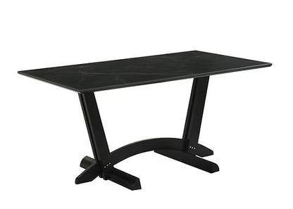D1400 Nava (Black) 7pcs Dining Set