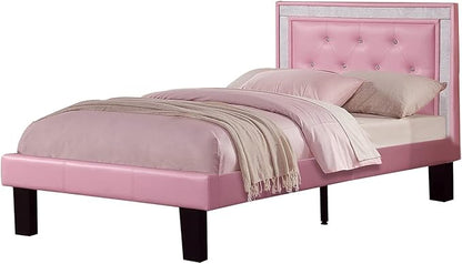 Diamond TWIN BED PINK