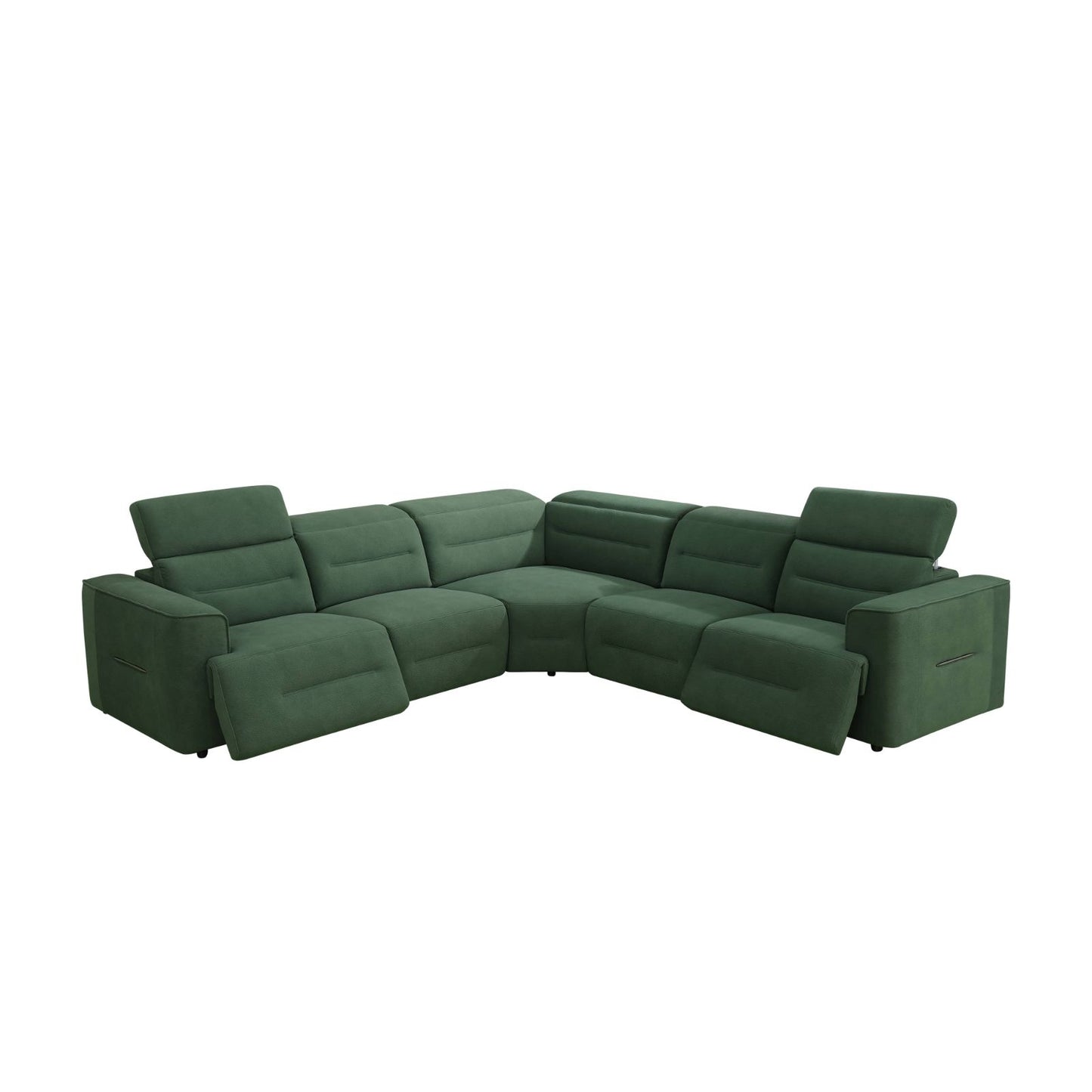 Matrix Pwer  5-Piece  Recliner Sectional