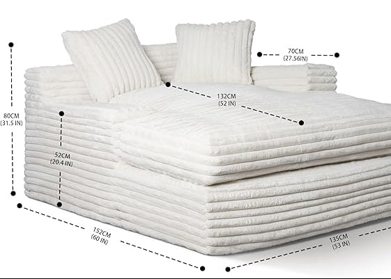 Plush Chaise Lounge
