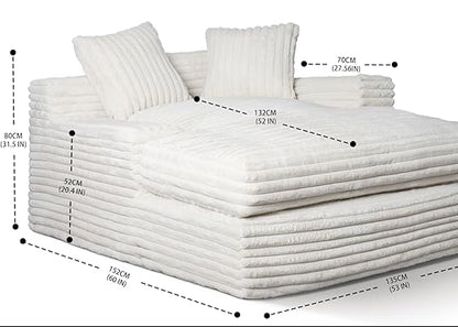 Plush Chaise Lounge