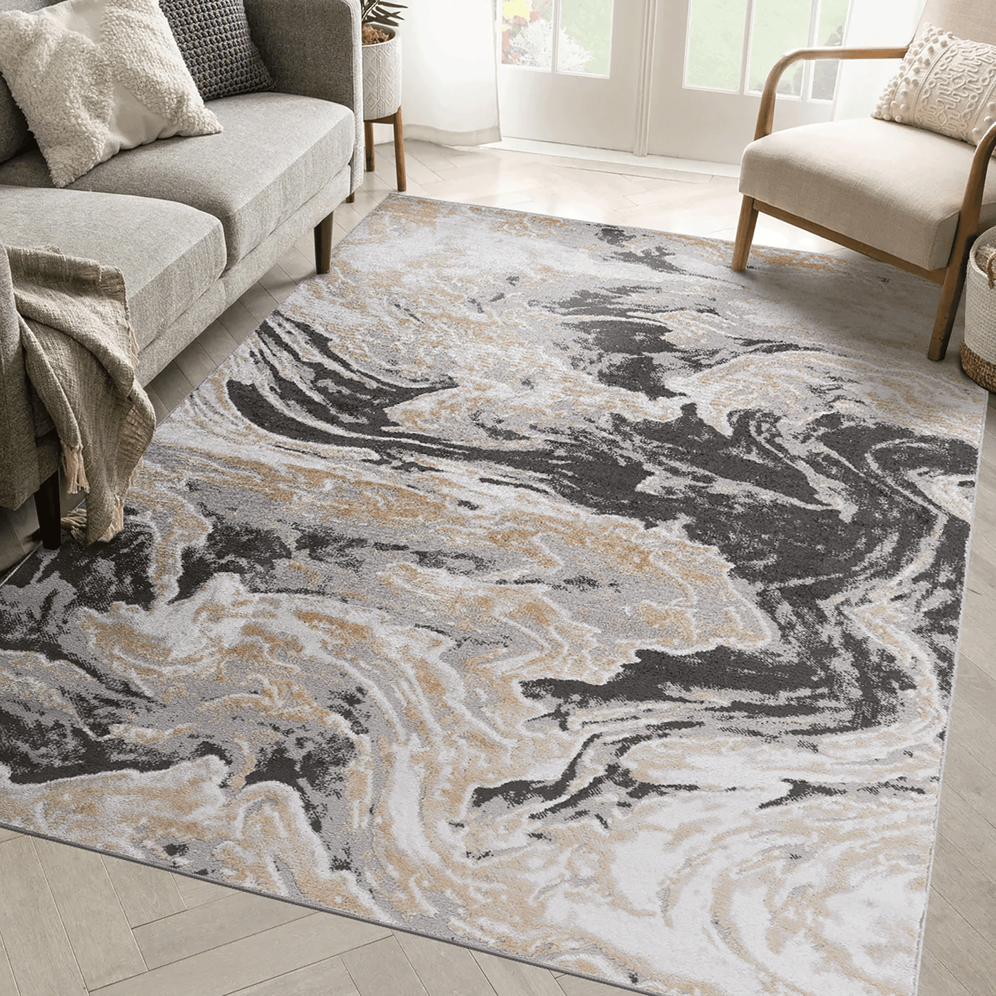 P-22107A-D.GREY Rug
