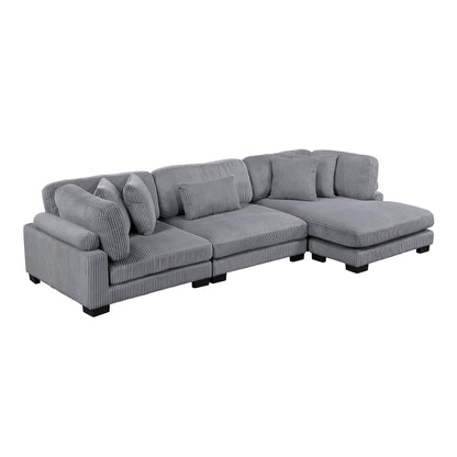 Traverse 3-PIECE MODULAR SECTIONAL WITH REVERSIBLE CHAISE
