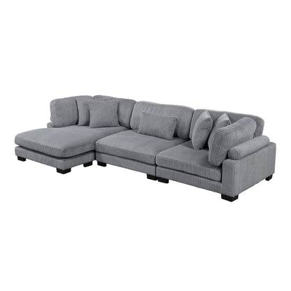 Traverse 3-PIECE MODULAR SECTIONAL WITH REVERSIBLE CHAISE