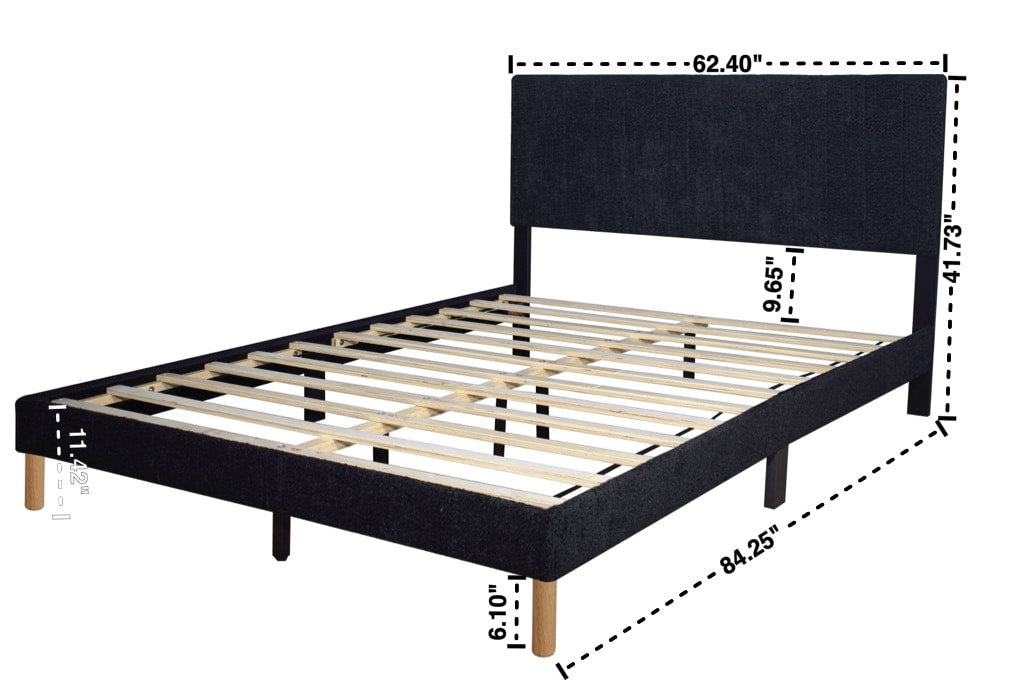 HH205 Platform Bed Frame | Twin & Full | Modern Low-Profile Design
