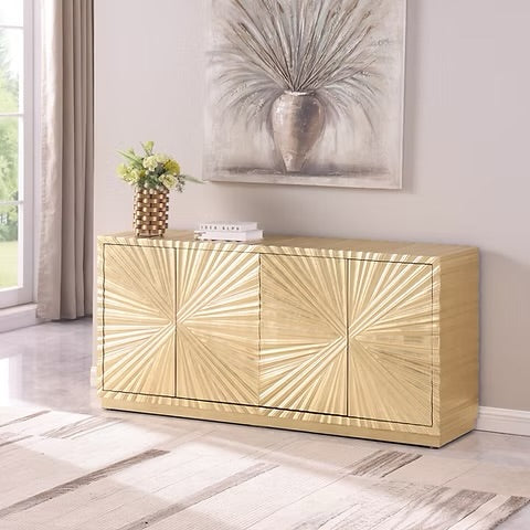 Helios Gold Leaf Console