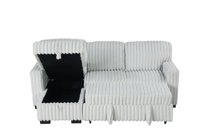 Poland  Reversible Sectional With Pull-Out Bed