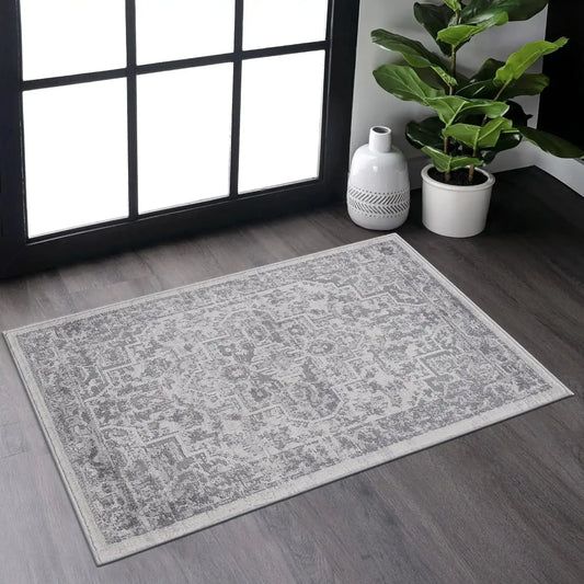 Marfi Silver Runner Area Rug