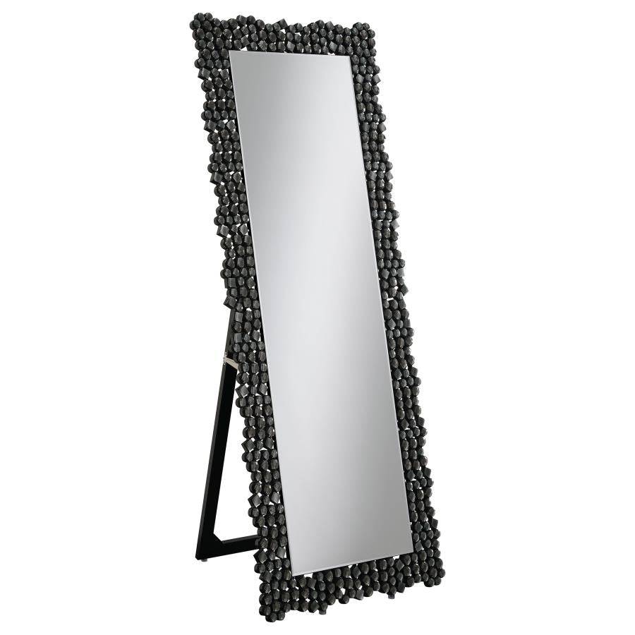 Mckay Acrylic Frame Standing Mirror Smokey Grey