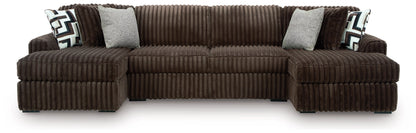 Seccional de 3 piezas Midnight-Madness con chaise longue (fecha de entrega prevista: 6/12/24)