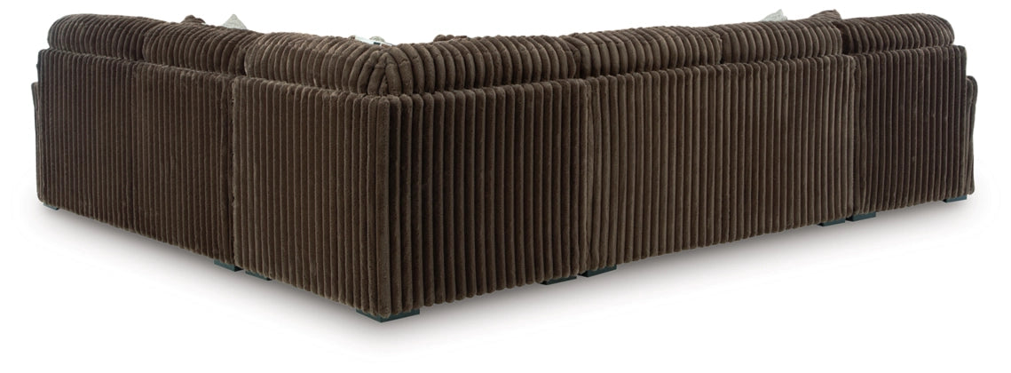 Midnight-Madness  4-Piece Sectional with left Chaise