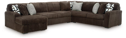 Midnight-Madness  4-Piece Sectional with left Chaise