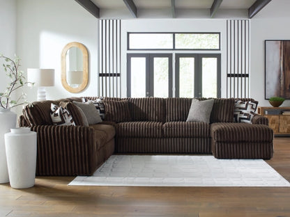 Seccional de 4 piezas Midnight-Madness con chaise longue (fecha de entrega estimada, 27/11/24)
