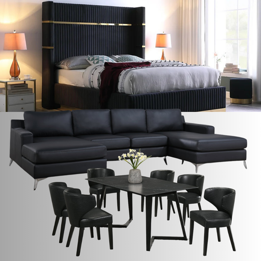 Lux Negro 3HABITACIONES