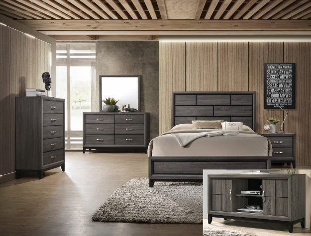 B4620 AKERSON GREY BEDROOM