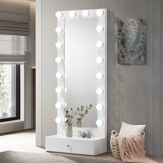 B4852WH-DB-SET LUXO TALL LIGHTED VANITY W/DRAWER