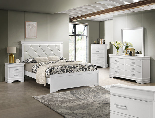 B6912 AMALIA BEDROOM GROUP - WHITE