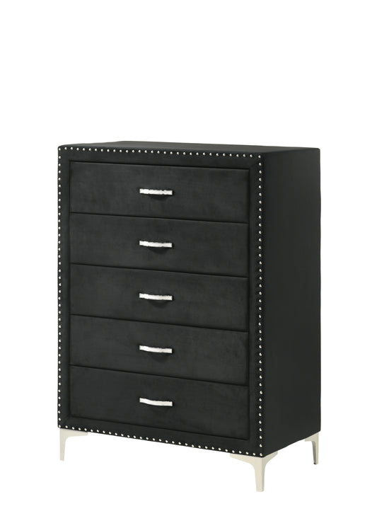 B9265-4 LUCINDA CHEST - BLACK