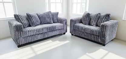 Gia (Grey) sofa & love