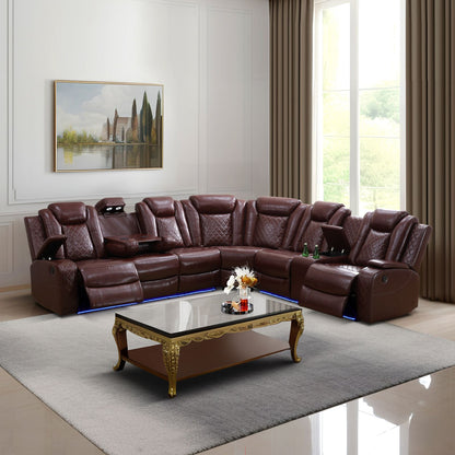 James Pwr Recliner  Sectional