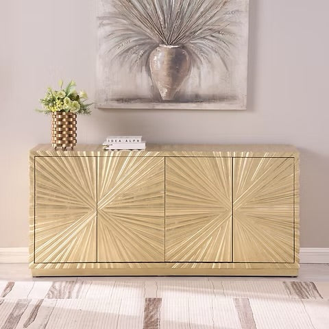 Helios Gold Leaf Console