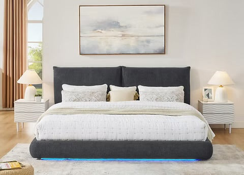 Zima (Grey) bed frame