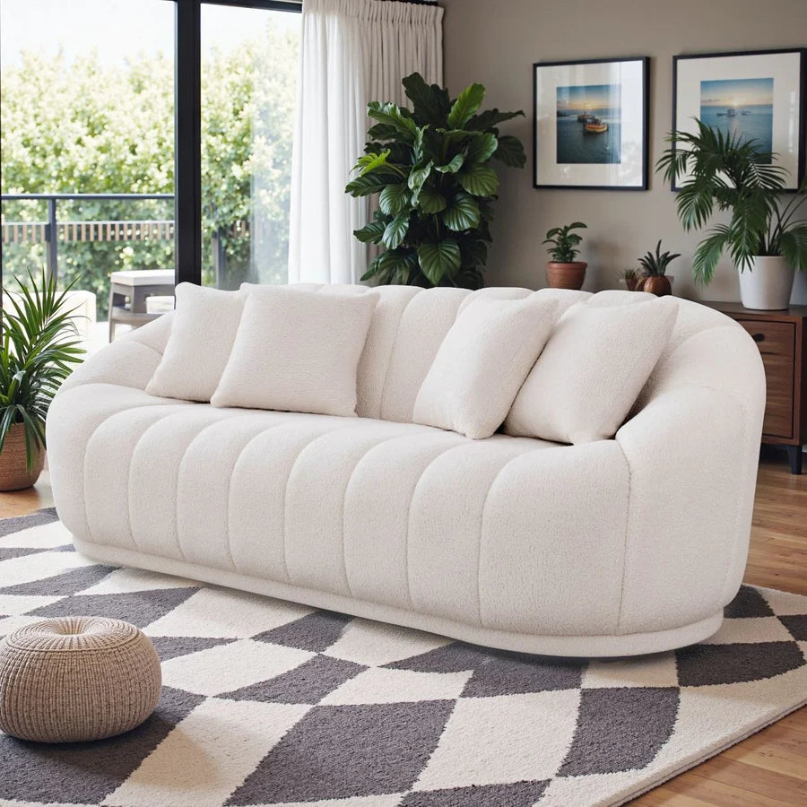 Fairfield Cream Boucle Sofa