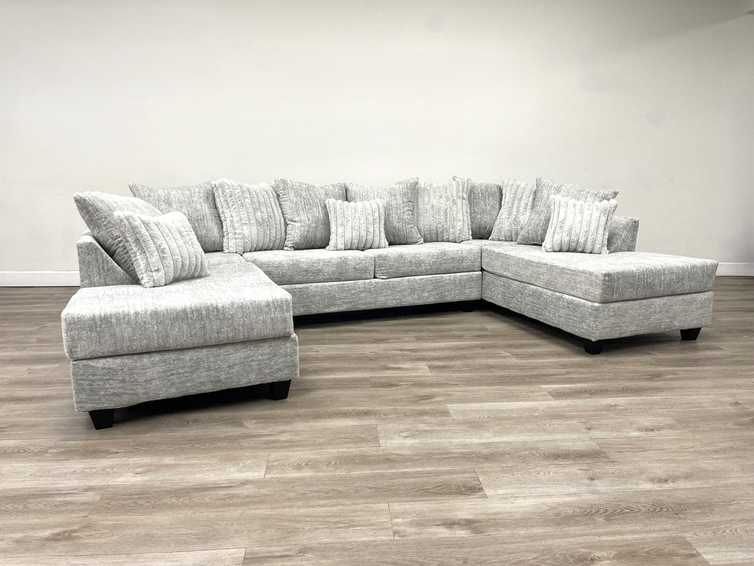 Dove double chaise (gry)