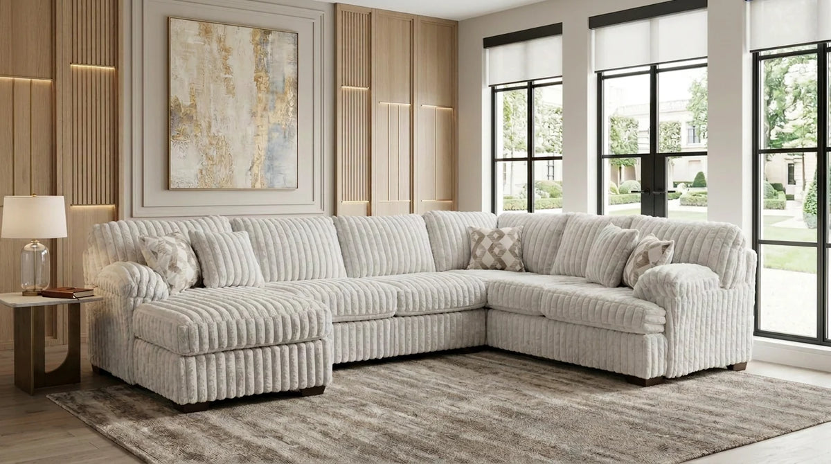 Plaza Sectional | Silver