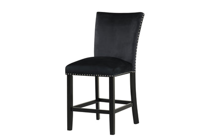 Sterling Faux Marble Counter-Height Dining Collection | Black