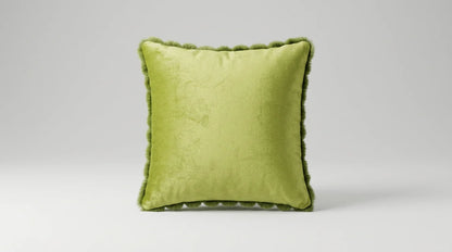 Kora Velvet Sectional with Chaise | Lime Green
