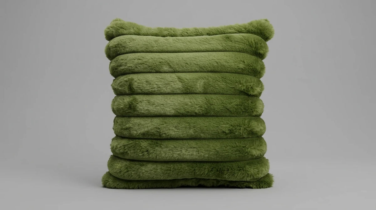 Kora Velvet Sectional with Chaise | Lime Green