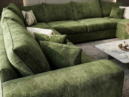 Cactus 4-Piece Sectional – Green