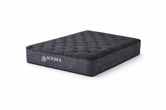 IceSilk Plush Hybrid Mattress – 14" Ultra-Soft Cooling with Pocketed Coil Support