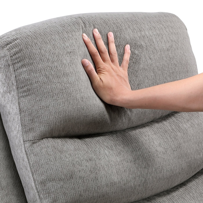 Sereno Gray Power Lift Recliner with Massage, Heat & USB Charging