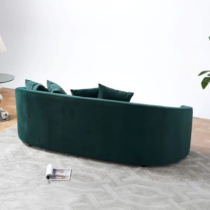 Kyle Green Velvet Sofa