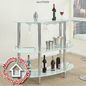 F2059 BAR STAND GLASS WHITE MW