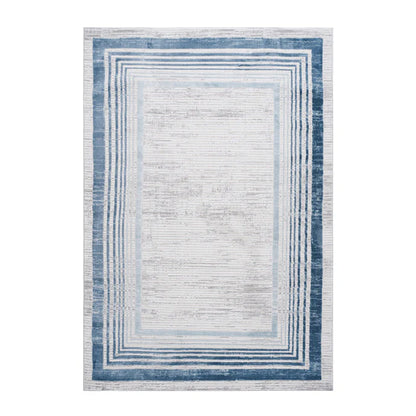 Marfi Blue & Ivory Indoor/Outdoor Area Rug