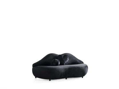 Lips Velvet Loveseat